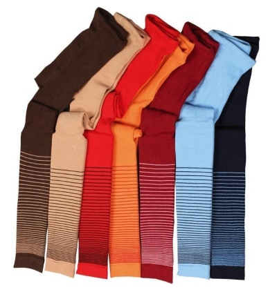 Kamaše 51222 DOTEX pruh, 110-116  BÉŽOVÁ