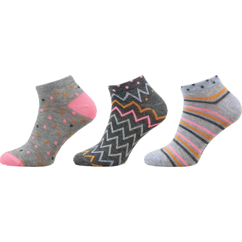 KM03 - kotníkové ponožky MULTIPACK, 23-25 (35-38) 