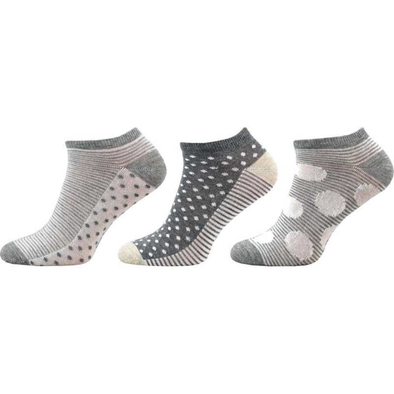 KM04 - kotníkové ponožky MULTIPACK, 23-25 (35-38)