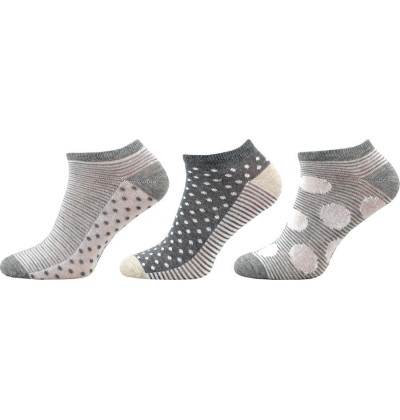 KM04 - kotníkové ponožky MULTIPACK, 23-25 (35-38)