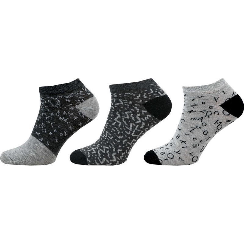 KM07 - kotníkové ponožky MULTIPACK, 27-29 (39-42)