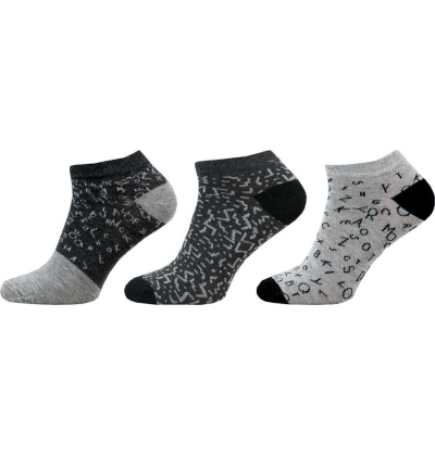 KM07 - kotníkové ponožky MULTIPACK, 27-29 (39-42)