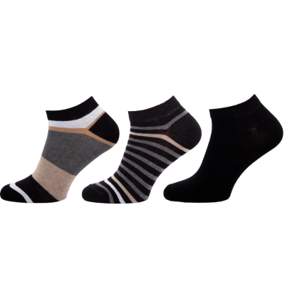 KM10 - kotníkové ponožky MULTIPACK, 27-29 (39-42)