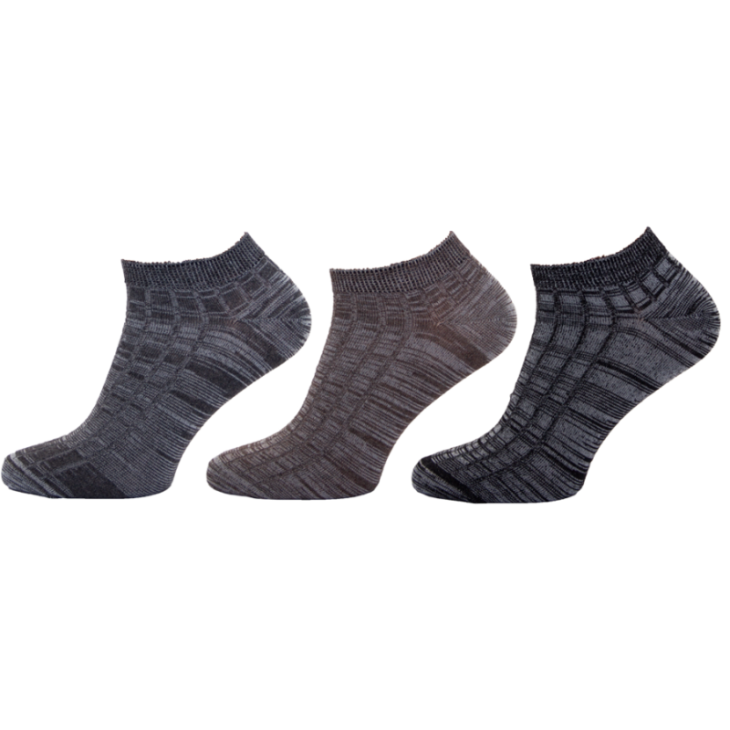 KM11 - kotníkové ponožky MULTIPACK, 27-29 (39-42)