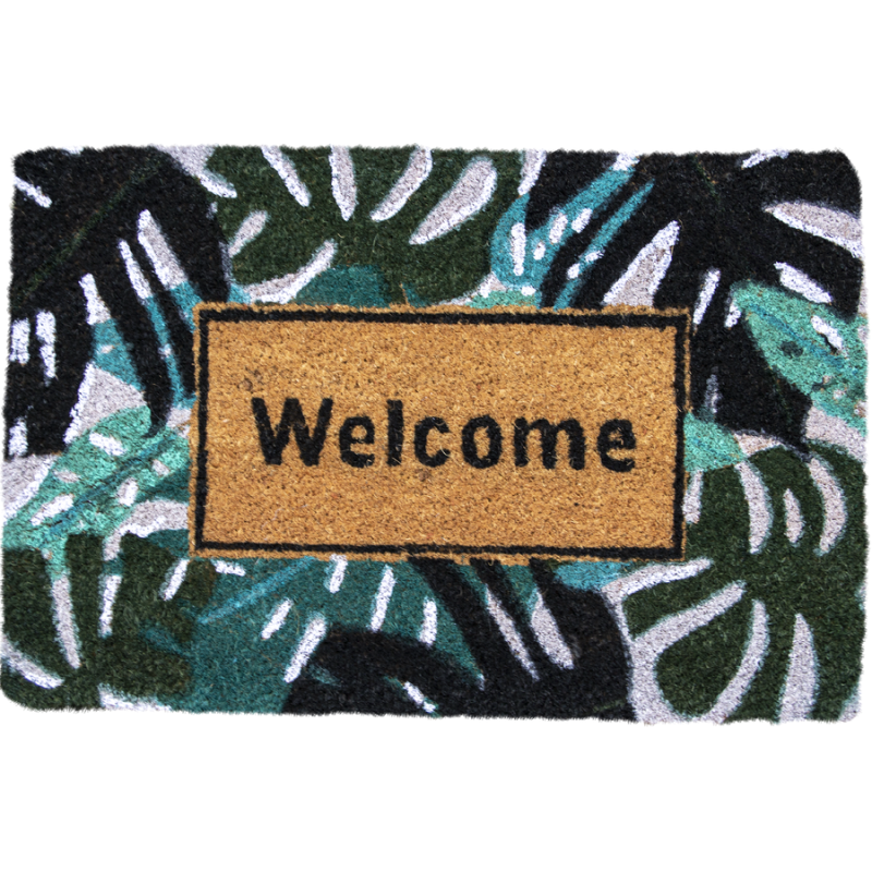 KOKOSOVÁ ROHOŽKA, 40 x 60 cm, vzor 7 - WELCOME