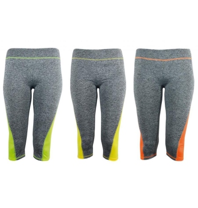 LEGÍNY NOVIA sportovní 3/4 - L 09 - ORANŽOVÁ M/L