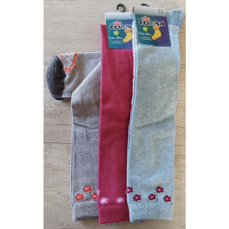 LOANA-50218 PODKOLENKY kytičky