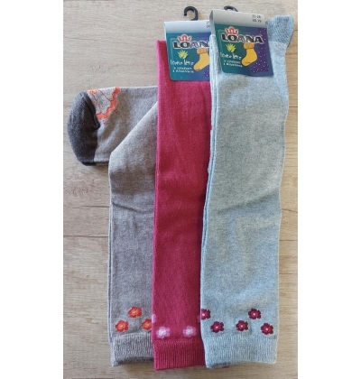 LOANA-50218 PODKOLENKY kytičky