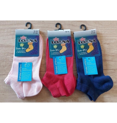 LOANA-51053 SILVER+ALOE, krátké