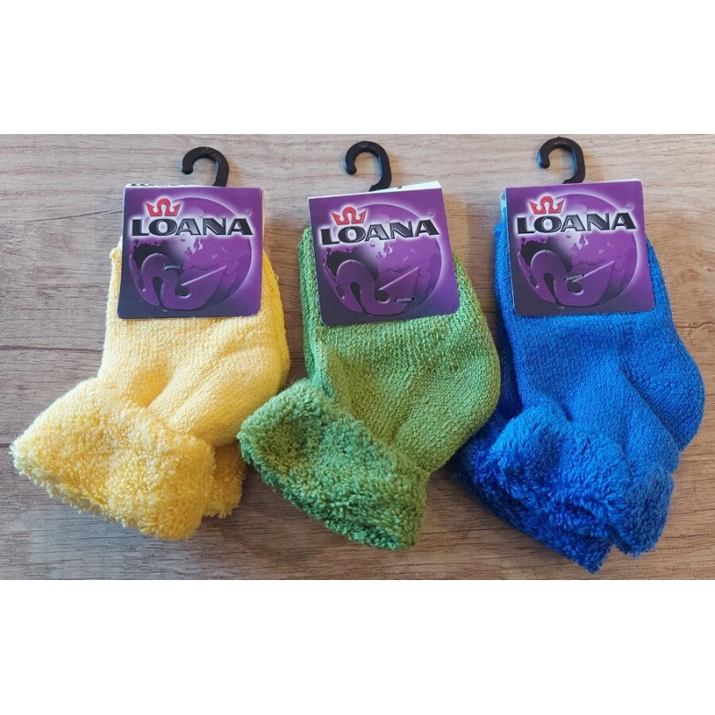 LOANA-51071 PAVLÍNKA teplejší kojenecké ponožky