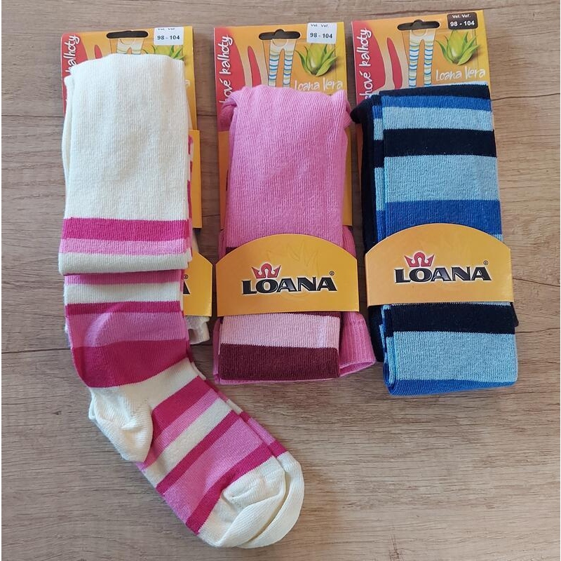LOANA-51107 PRUHY, bavlna + lycra