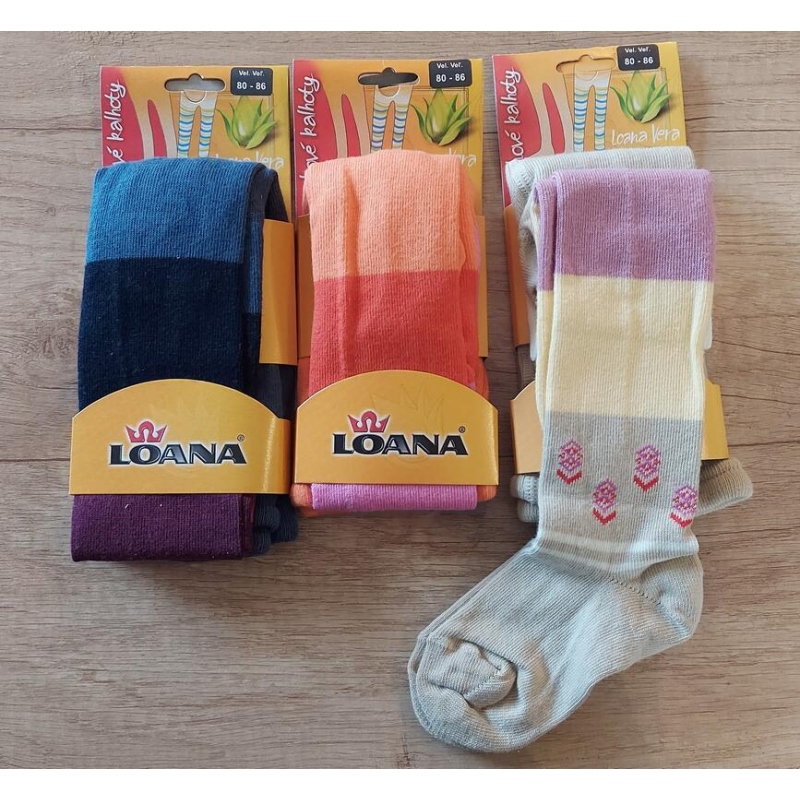 LOANA-51122 ŠIROKÉ PRUHY, bavlna + lycra