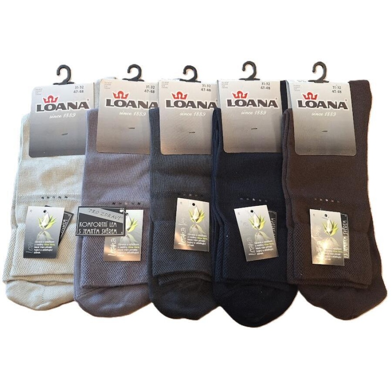 LOANA-51327 s ALOE VERA, jemný svěr lemu