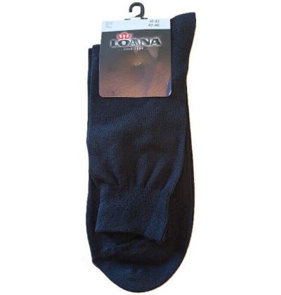 LOANA-51721 MIREK hladké ponožky