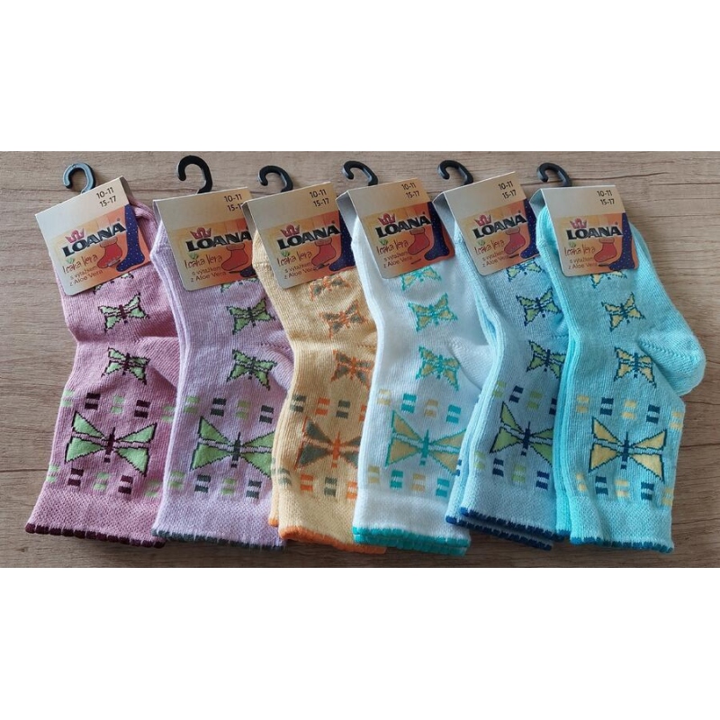 LOANA-52083 VÁŽKA kojenecké ponožky
