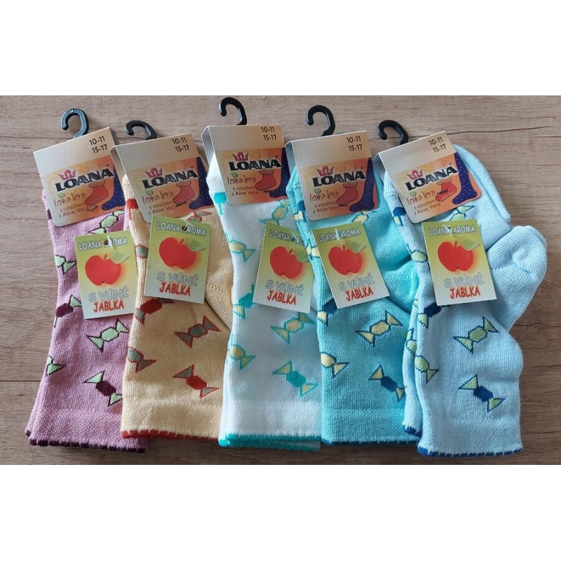 LOANA-52088 BONBÓNEK kojenecké ponožky