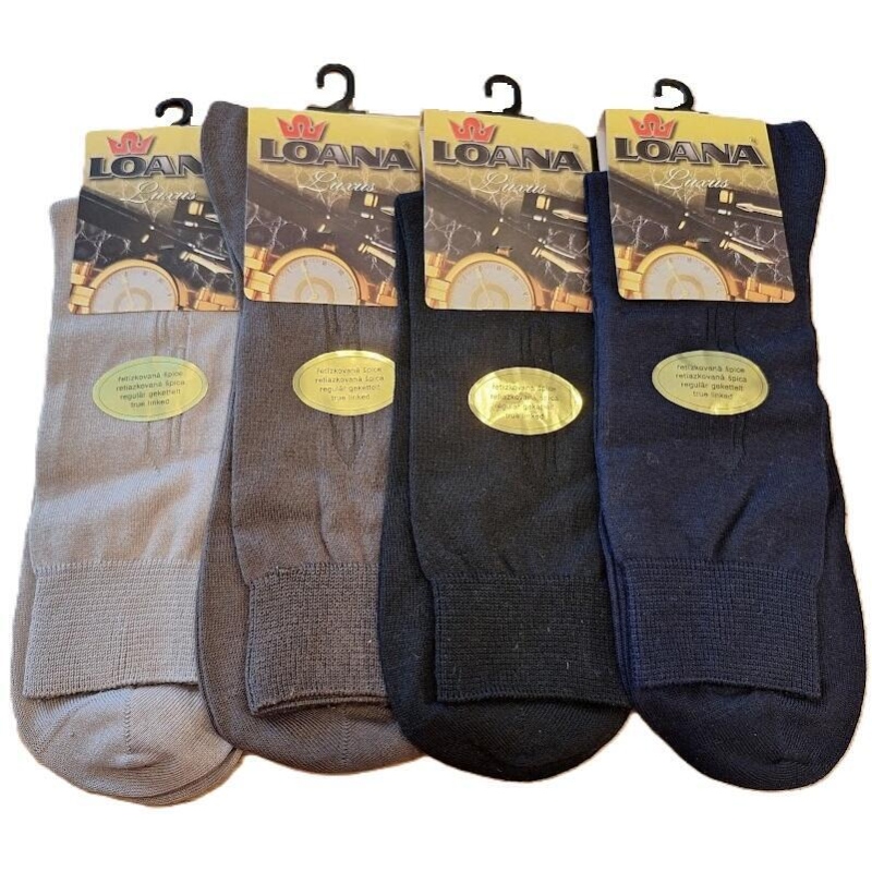 LOANA-52313 plastický vzor, řetízkovaná špice