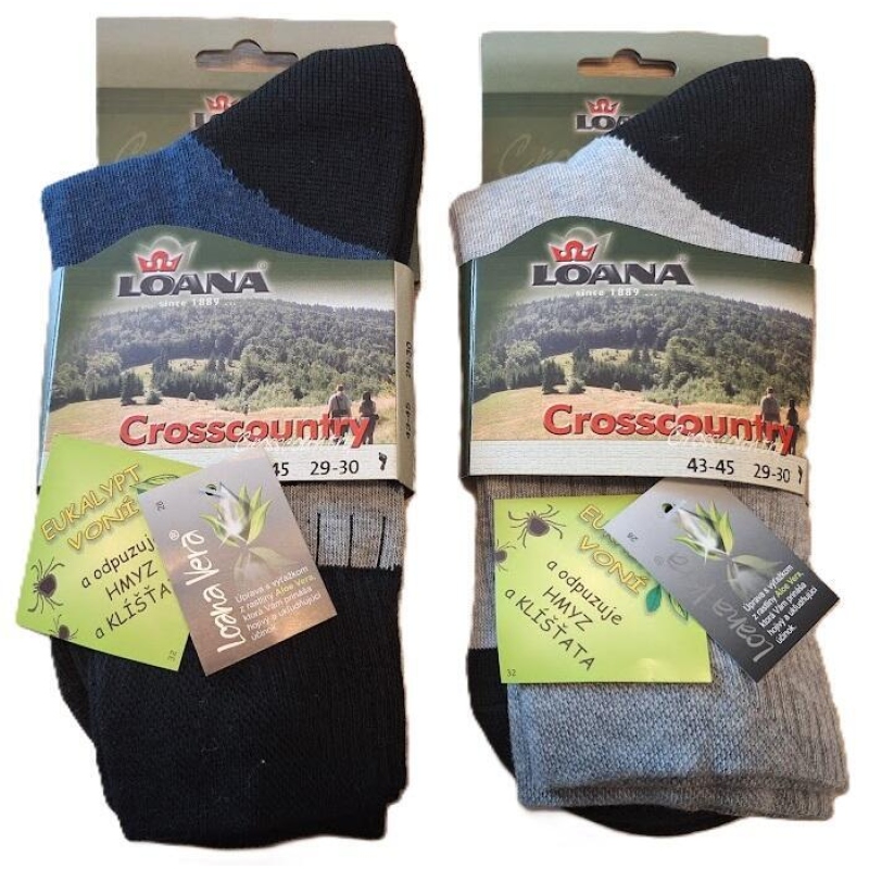 LOANA-52352 trekové s vůní proti klíšťatům