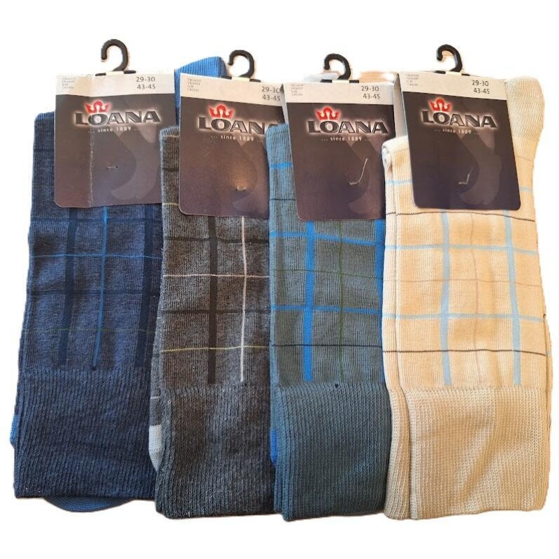 LOANA-52368 kostkované, luxusní