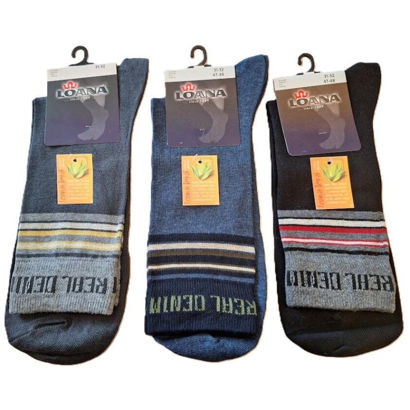 LOANA-52973 s ALOE VERA, nápis REAL DENIM