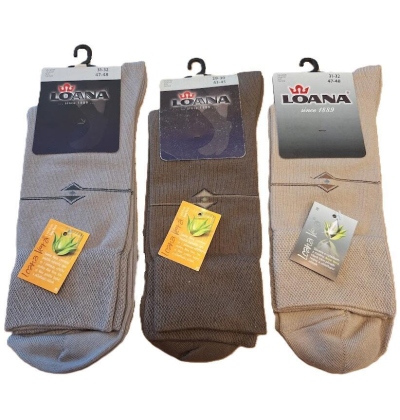 LOANA-53366 RADAS, vzor na kotníku + ALOE