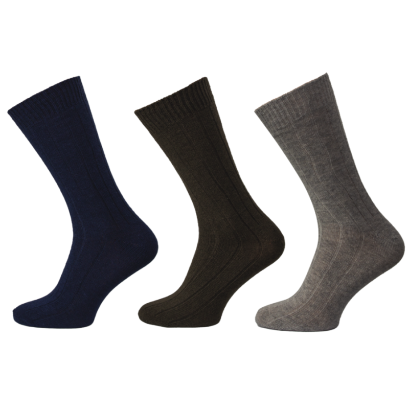 M004 - MERINO ponožky žebro, 43-46