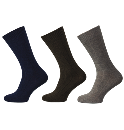 M004 - MERINO ponožky žebro, 43-46