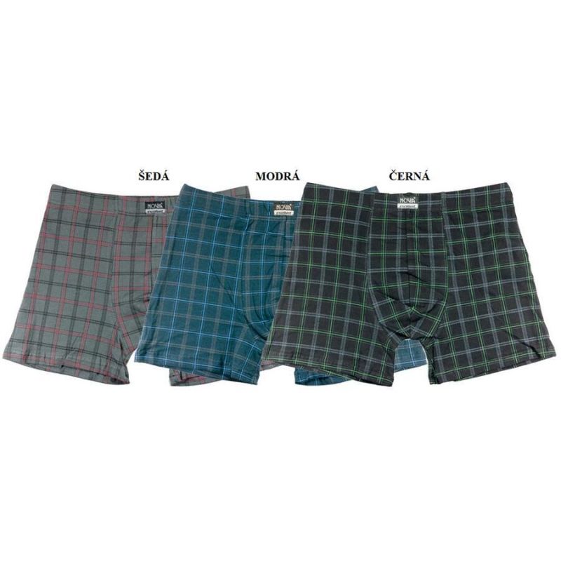 M205 - Pánské trenkoslipy s lycrou, 3XL - ČERNÁ