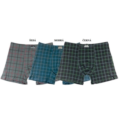 M205 - Pánské trenkoslipy s lycrou, 3XL - ČERNÁ