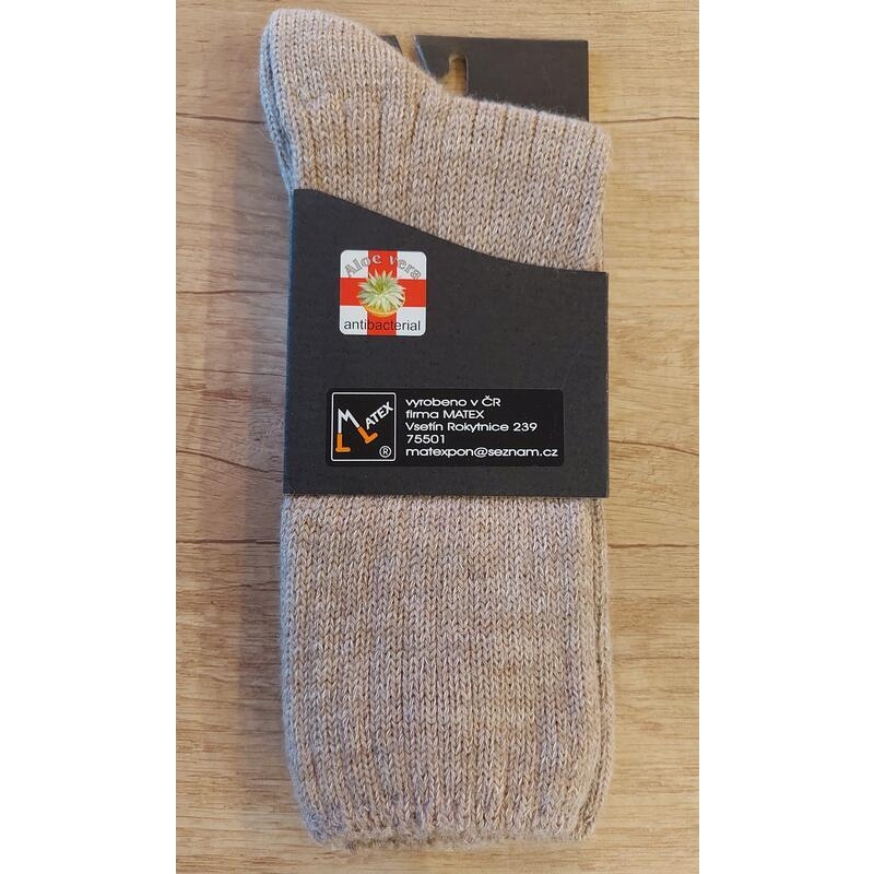 MATEX-ALPAKA aloe antibacteriální ponožky