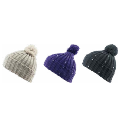 N007 - ČEPICE DÁMSKÁ s korálky