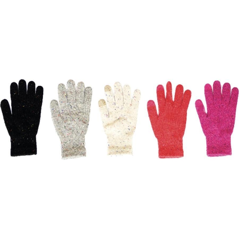 N063 - dámské rukavice tečky