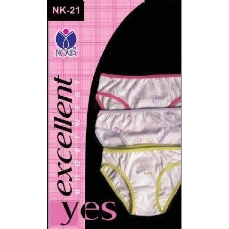 NK-21 dívčí kalhotky s potiskem (3 pack), vel. 104