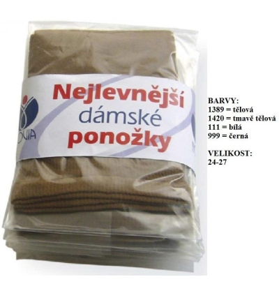 NOVIA-A90 ponožky, jemný svěr lemu