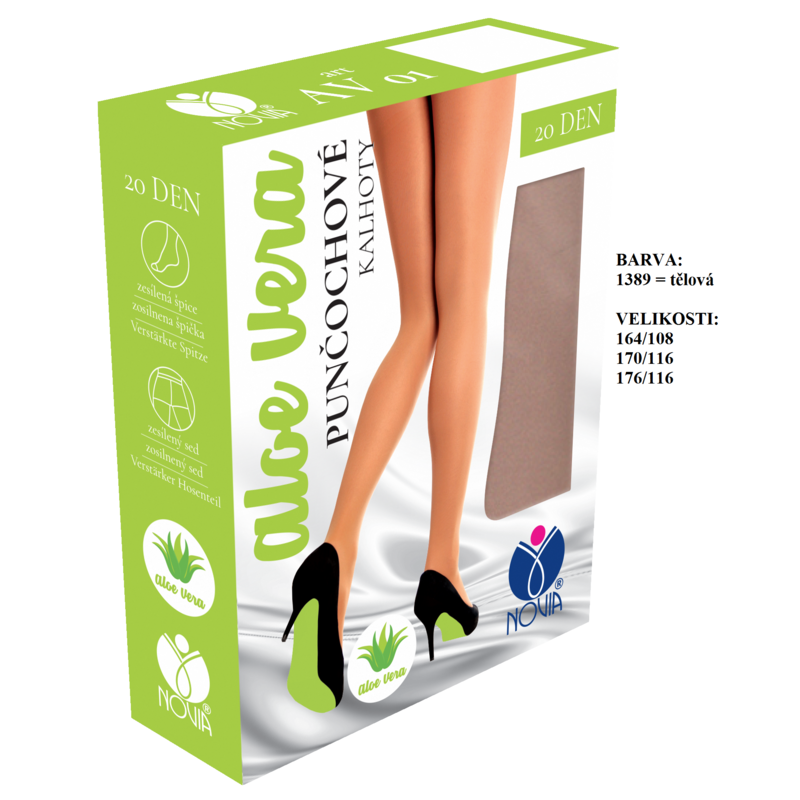 NOVIA-AV01 punčochové kalhoty s Aloe Vera