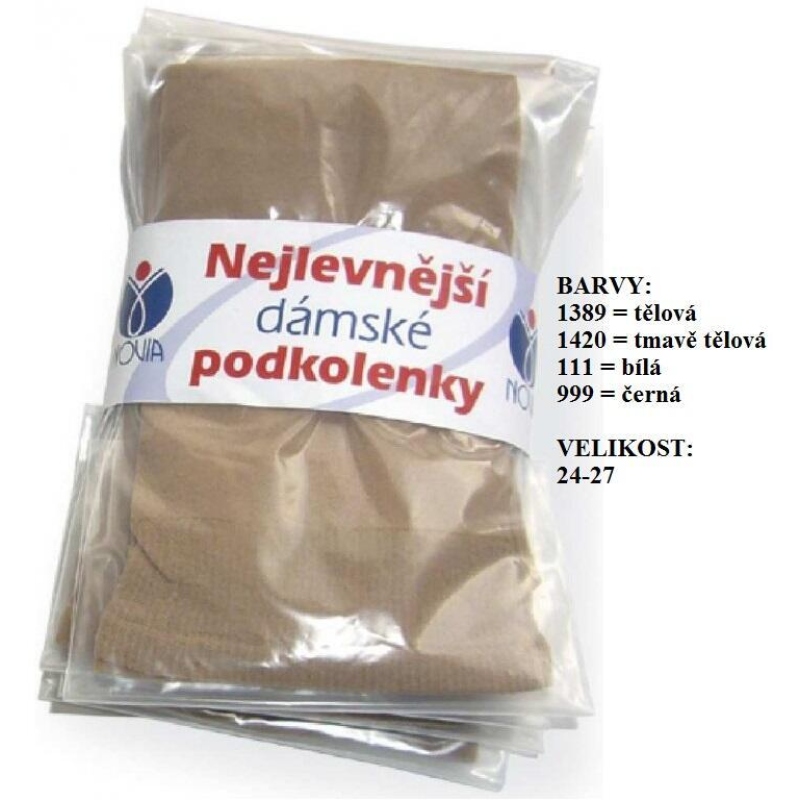 NOVIA-B60 podkolenky, jemný svěr lemu