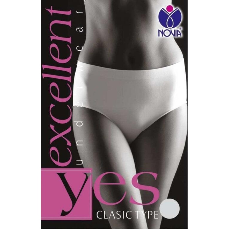 NOVIA-BZVK01 CLASIC TYPE,bezeš.kalhotky,L/XL ČERNÁ