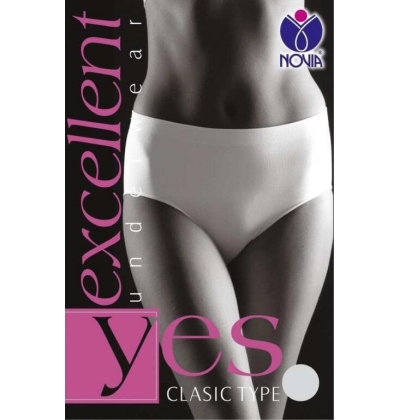 NOVIA-BZVK01 CLASIC TYPE,bezeš.kalhotky,L/XL ČERNÁ