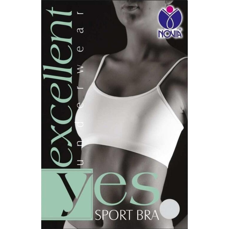 NOVIA-BZVP01 SPORT BRA,sport.podprsenka,L/XL ČERNÁ