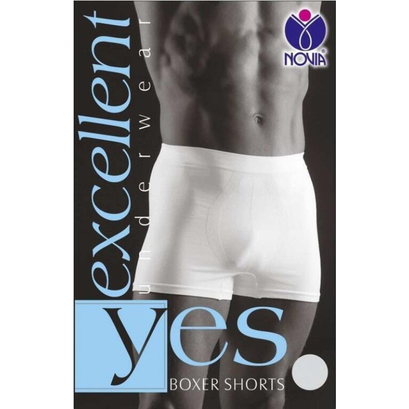 NOVIA-BZVX01 BOXER SHORTS,bezeš.boxerky,L/XL BÍLÁ 