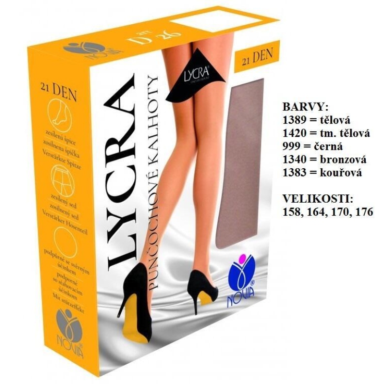 NOVIA-D26 pavučinkové s lycrou