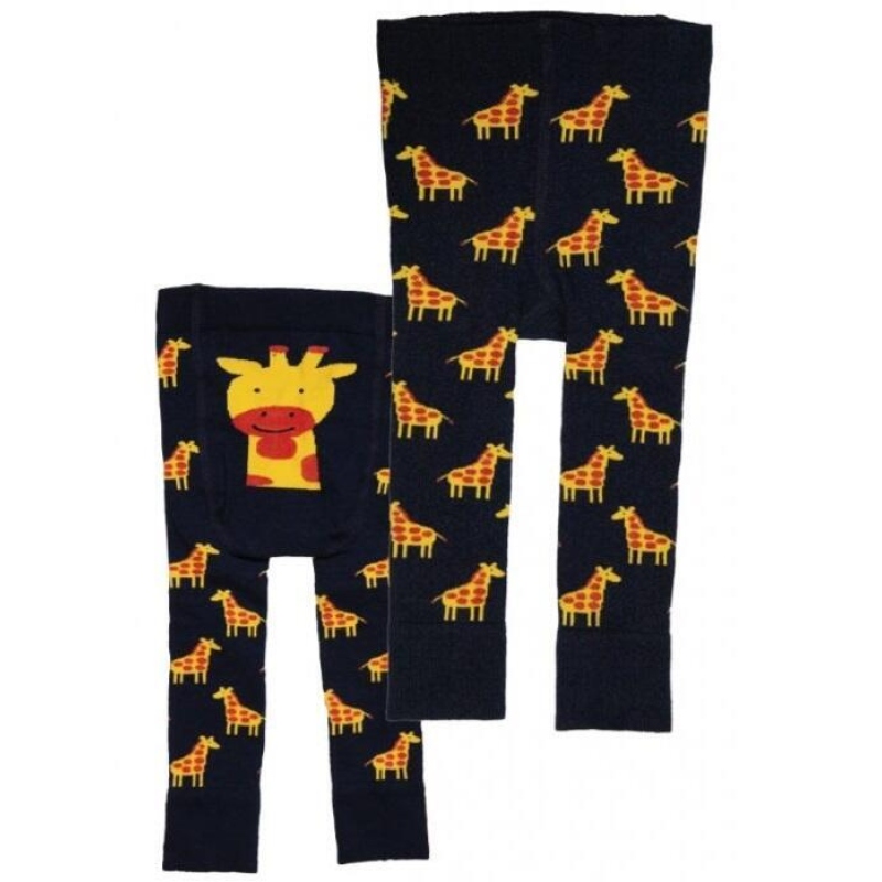 NOVIA-dětské bavlněné legíny, vz.1 ŽIRAFA, 68-74