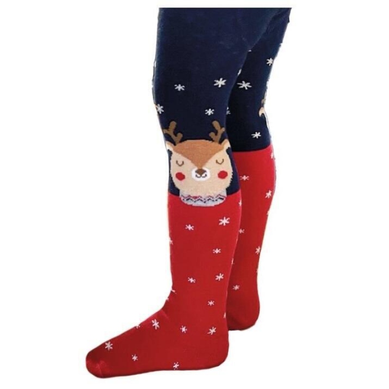 NOVIA-dětské PK zimní motiv, bavlna/lycra, vzor 1