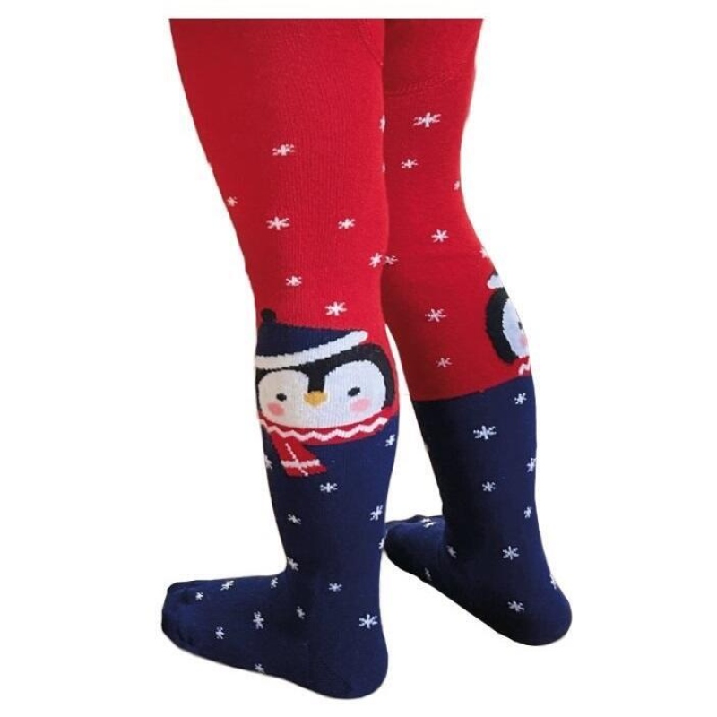 NOVIA-dětské PK zimní motiv, bavlna/lycra, vzor 3