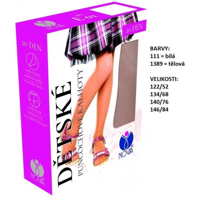 NOVIA-E01 dětské punčochové kalhoty