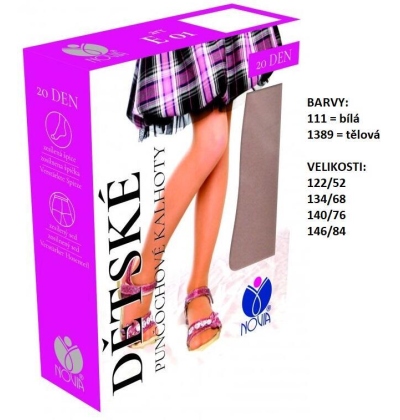 NOVIA-E01 dětské punčochové kalhoty