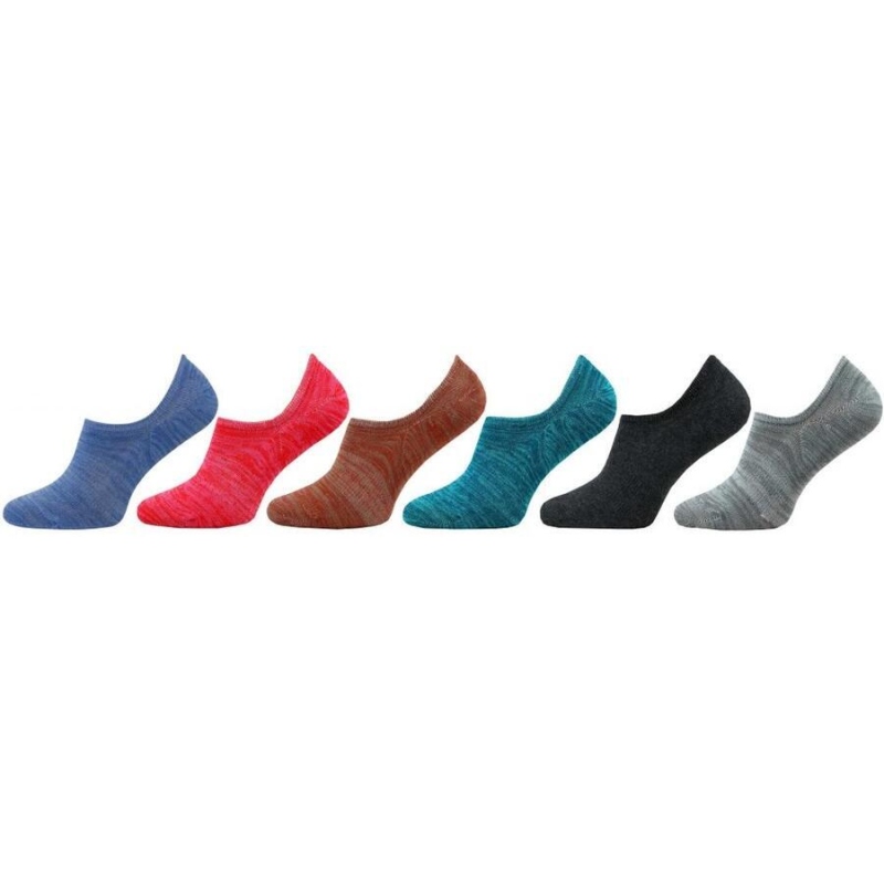 NOVIA-I-2 Fashion Invisible žíhané,vel.UNI,AZUROVÁ