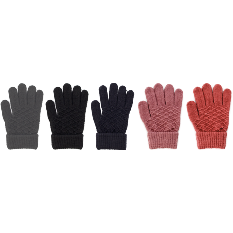 NOVIA-N071 DÁMSKÉ RUKAVICE plastický vzor