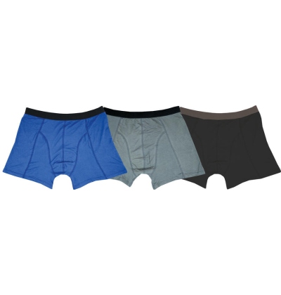 NOVIA - Pánské bambusové boxerky 01 - ČERNÁ  3XL