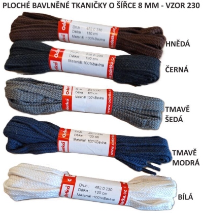 ODETKA-230 TKANIČKY ploché, bavlna,140 cm ČERNÁ